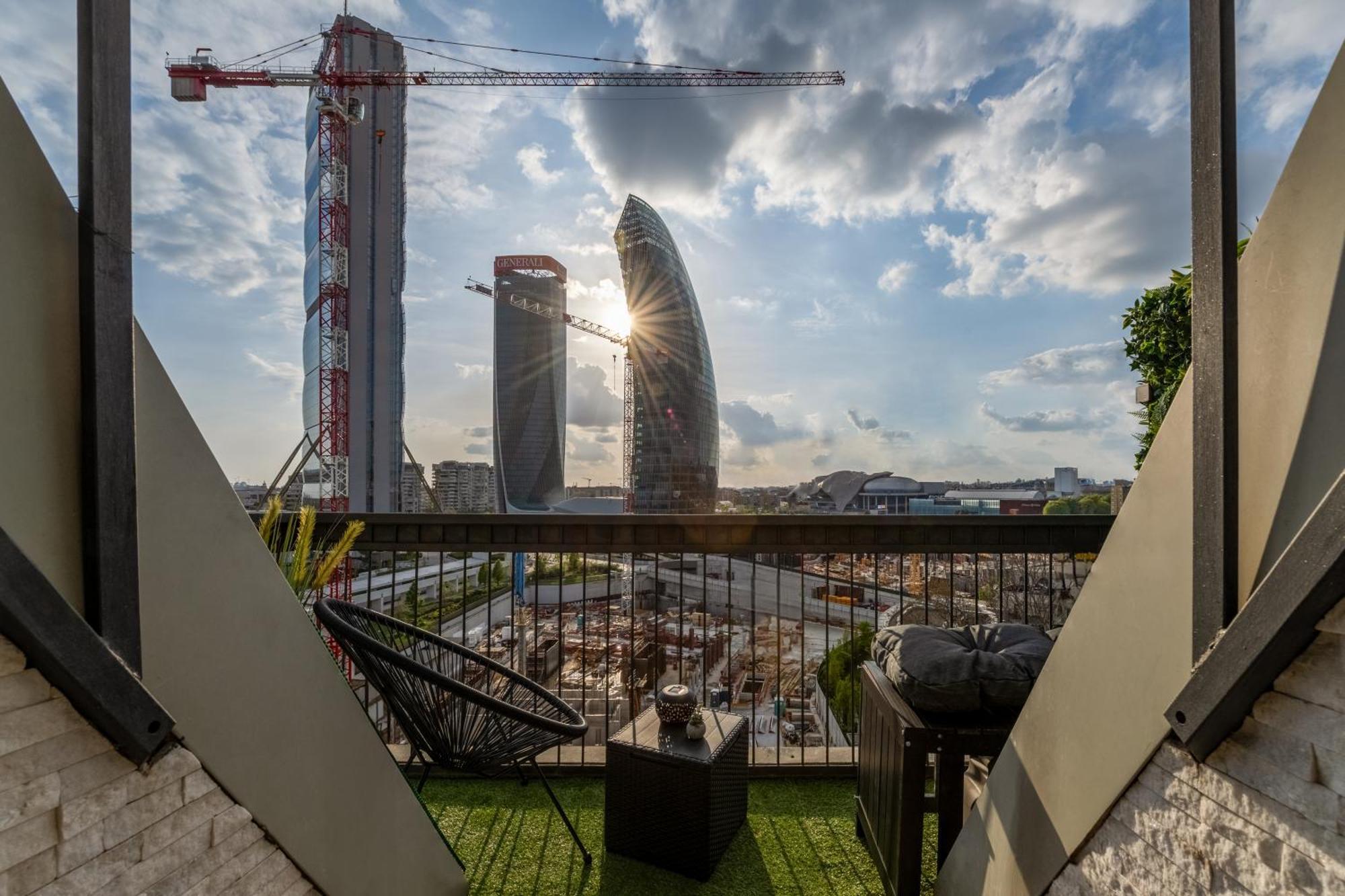 מילאנו Luxury Skyview Suite - Citylife Apartment - Mico מראה חיצוני תמונה